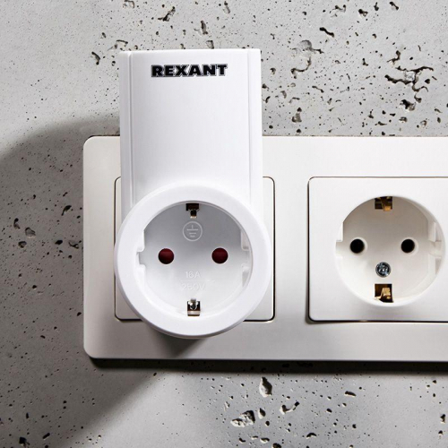 Розетка радиоуправляемая с пультом RX-001 (один пульт одна розетка) Rexant 10-6020 фото 7