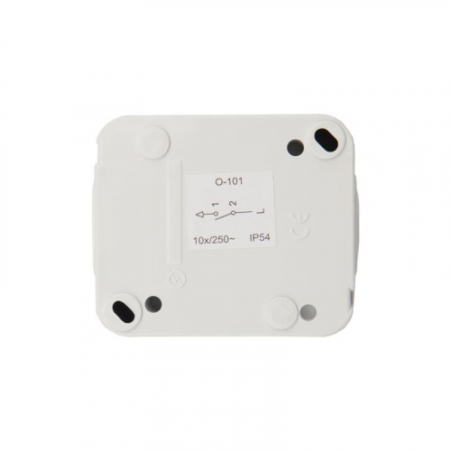 Выключатель 1-кл. ОП Mini OG IP54 бел. Kranz KR-78-0601 фото 2