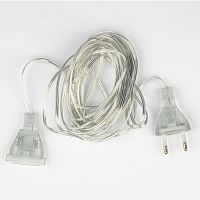 Удлинитель 3м UCX-Y25-10W-300 CLEAR 10Вт Y25 для подключения гирлянд провод прозр. Uniel UL-00009938