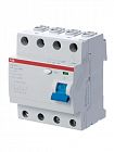 Выключатель диф. тока 4п 80А 100мА тип AC F204 ABB 2CSF204001R2800