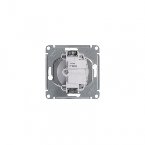 Розетка 1-м СП Glossa 16А IP20 без заземл. механизм бел. SE GSL000141 фото 3