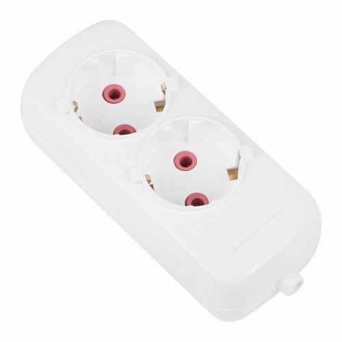 Колодка удлинителя 2-м с заземл. Эконом PROCONNECT 11-8709 фото 2