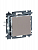Переключатель 1-кл. СП Levit IP20 кофе макиато/бел. ABB 2CHH590645A6018