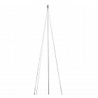 Мачта молниеприемная d40мм L5000 с оттяжками St PROxima EKF lp-5000-40-st