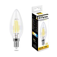 Лампа светодиодная LB-66 7Вт 2700К E14 230В FERON 25726