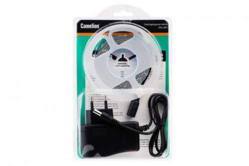 Лента светодиодная DSL-007 2835-60D IP20 3000К (уп.3м) Camelion 15693 фото 2