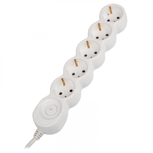 Удлинитель EX-05GS-500 (5х5) заземл. выкл. JazzWay 5065208 фото 3