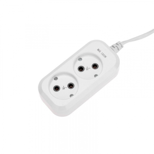 Удлинитель 2х3м без заземл. 2х0.75 бел. PROCONNECT 13-4201 фото 5