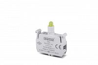 Блок-контакт подсветки с желт. светодиодом 100-250В перем. тока EMAS CBS