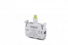 Блок-контакт подсветки с желт. светодиодом 100-250В перем. тока EMAS CBS