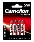 Элемент питания алкалиновый AAA/LR03 1.5В Plus Alkaline LR03-BP4 BL-4 (блист.4шт) Camelion 7369