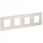 Рамка 4-м SKANDY SK-F24Sh стекло шампань IEK SK-M42-G-K37