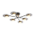 Светильник Moon 6х7Вт GX53 IP20 подвесной Freya FR5513PL-06BBZ