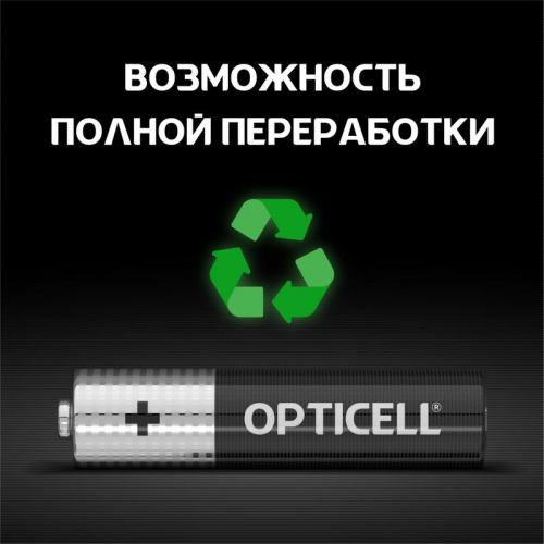 Элемент питания алкалиновый AAA/LR03 (блист. 4шт) Basic Opticell 5051002/6051002 фото 6