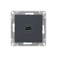 Розетка СП Эпика HDMI механизм графит EKF UP1-SOG-HDMI