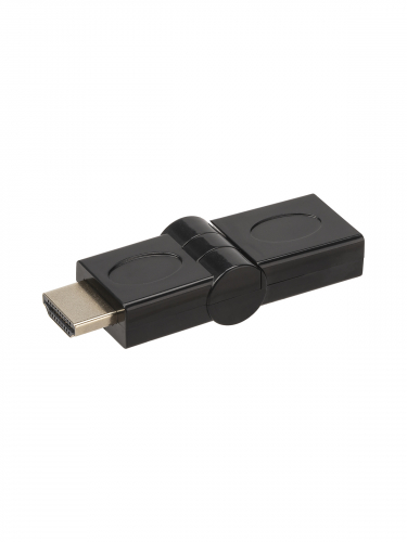 Переходник "АВП 5" штекер HDMI - гнездо HDMI поворотный на 180 градусов, позолоченные контакты, TDM фото 2