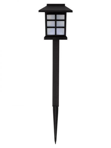 Светильник СП-336 на солнечной батарее, 8,5х8,5х36 см, пластик, черный, ДБ, TDM фото 3
