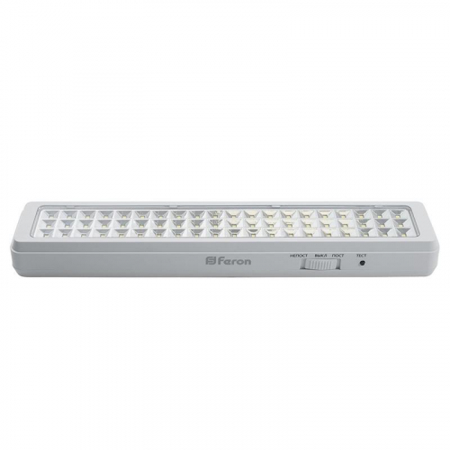 Светильник EM112 60 LED AC/DC аварийный бел. FERON 41534
