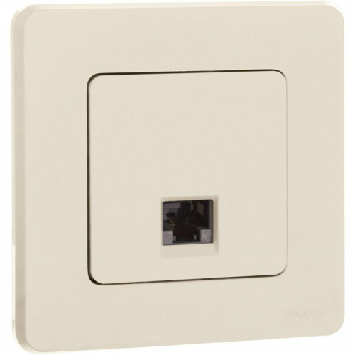 Розетка компьютерная Inspiria RJ45 кат.6 UTP механизм сл. кость IEK 673831 фото 3