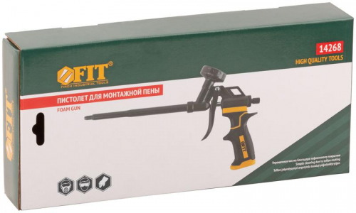 Пистолет для монтажной пены профи тефлоновое покрытие FIT 14268 фото 3
