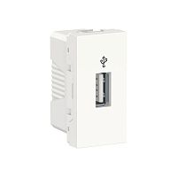 Коннектор USB 1-мод. UNICA MODULAR бел. SchE NU342918
