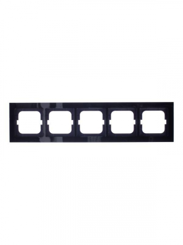 Рамка 5-м Axcent черн. ABB 2CKA001754A4413 фото 4