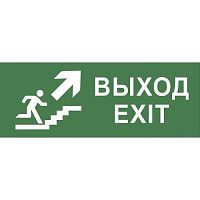 Этикетка самоклеящаяся 350х130мм "Выход/лестница вверх/фигура" SSA-101 INFO-SSA-110 ЭРА Б0048479