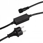 Шнур питания ARD-CLASSIC-STD-1.5M закрытый черн. Ardecoled 025883