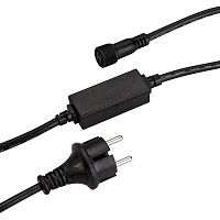Шнур питания ARD-CLASSIC-FLASH-1.5M 230В 1.6А закрытый черн. Ardecoled 025885