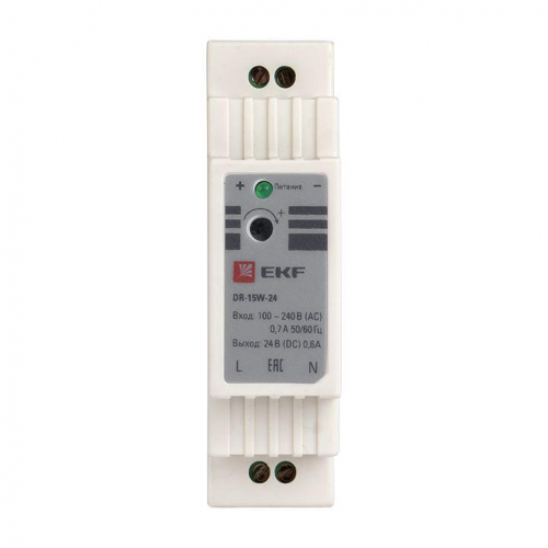 Блок питания 24В DR-15W-24 PROxima EKF dr-15w-24 фото 2