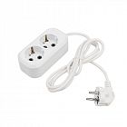 Удлинитель 2х1.5м с заземл. 3х0.75 бел. PROCONNECT 11-7200