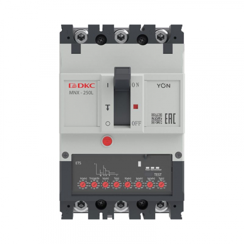 Выключатель автоматический 3P 40А 70кА pro MNX250L при AC415V расцепитель ETS YON MNX250L3PETS0040 фото 2