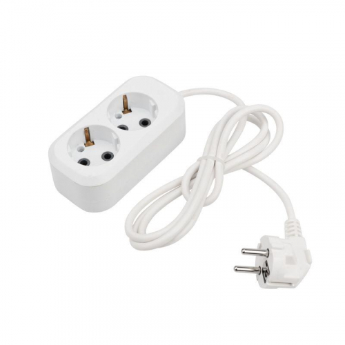 Удлинитель 2х1.5м с заземл. 3х0.75 бел. PROCONNECT 11-7200