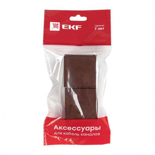Соединитель 40х25 под темн. дерево Plast PROxima (уп.4шт) EKF cond-40-25x4 фото 7