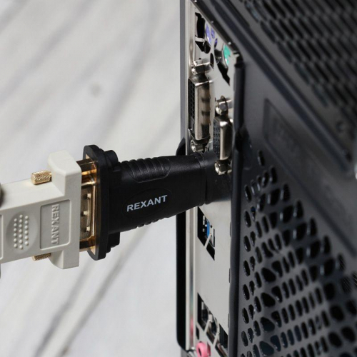 Переходник штекер HDMI - гнездо DVI-I Rexant 17-6807 фото 5