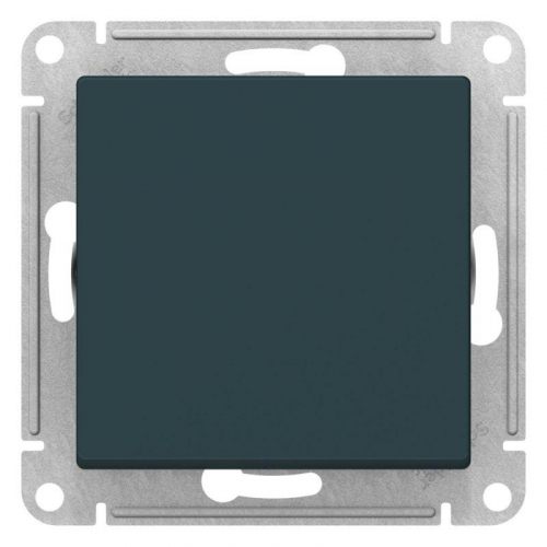 Выключатель 1-кл. AtlasDesign 2-п. 10А мех. изумруд SE ATN000821 фото 3