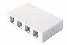 Коробка настенная 4-порт. бел. Eurolan 12B-00-04WT