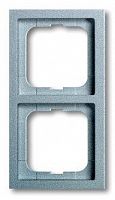 Рамка 2-м Solo/Future linear серебр./алюм. ABB 2CKA001754A4530