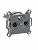 Розетка TV-R-SAT Levit единственная сталь ABB 2CHH083303A6069