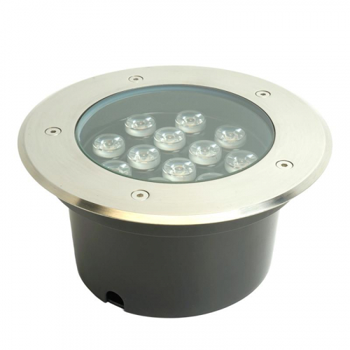 Светильник SP4114 12Вт 2700К IP67 180хH90мм 12LED внутр. d130мм тротуарный FERON 32021