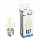 Лампа светодиодная LB-713 11Вт прозрачная 6400К E27 230В FERON 38274