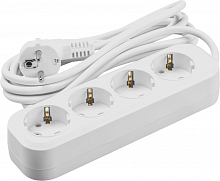Удлинитель 4х3м с заземл. 16А IP20 90 799 OPE-S-04-300-E-3x1 бел. ОНЛАЙТ 90799