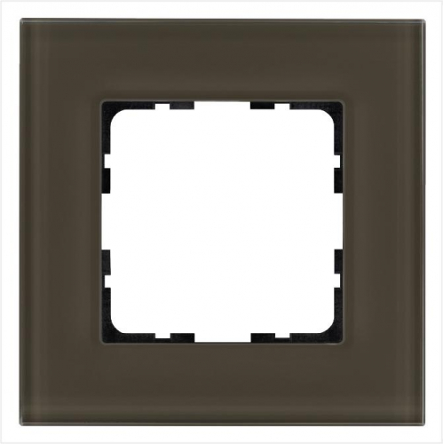 Рамка 1-м G-Glass стекло каперсовый Jasmart G1001GT