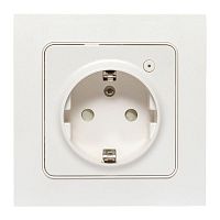 Розетка 1-м Стокгольм 16А Умная бел. Zigbee Сonnect EKF RCS-ST16-WD-ZB