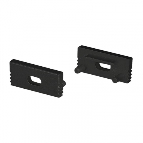 Заглушка SL-SLIM-H7 BLACK с отверстием пластик Arlight 037510