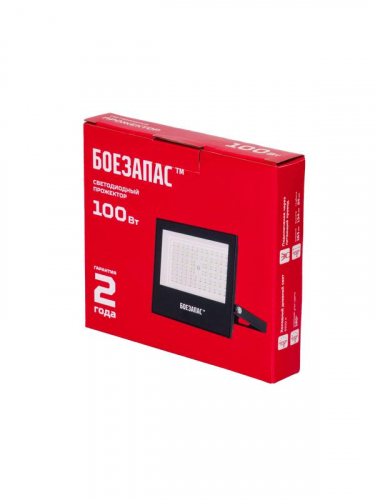 Прожектор светодиодный "Боезапас" 100Вт 6500К IP65 КОСМОС BzpPR100W6500k фото 3