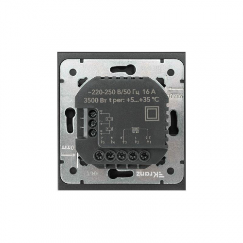 Терморегулятор СП STRONG Wi-Fi антрацит Kranz KR-78-0728-5 фото 3