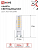 Лампа светодиодная LED-JCD 9Вт 230В G9 3000К 860лм IN HOME 4690612059037