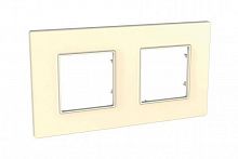 Рамка 2-м Unica quadro беж. SchE MGU2.704.25