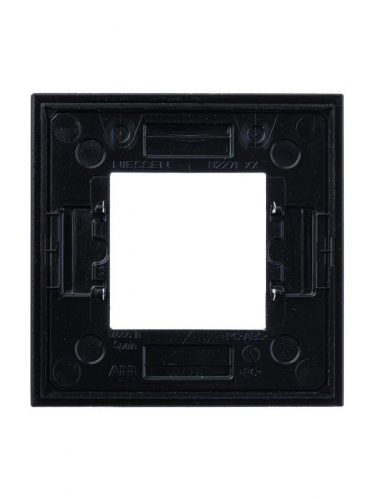 Рамка 1-м 2мод. Zenit стекло кофейное ABB 2CLA227100N3701 фото 3